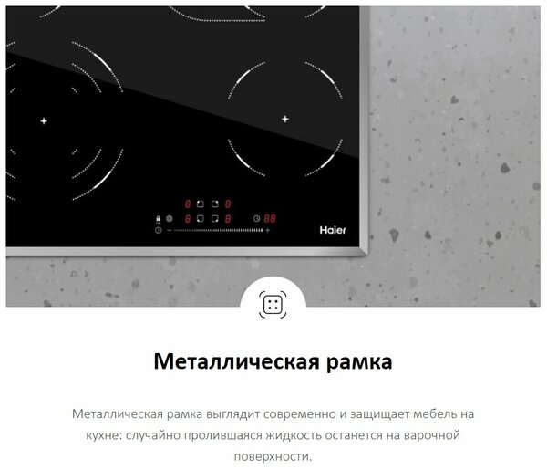 Стеклокерамическая варочная поверхность Haier HHY-C64TOFB