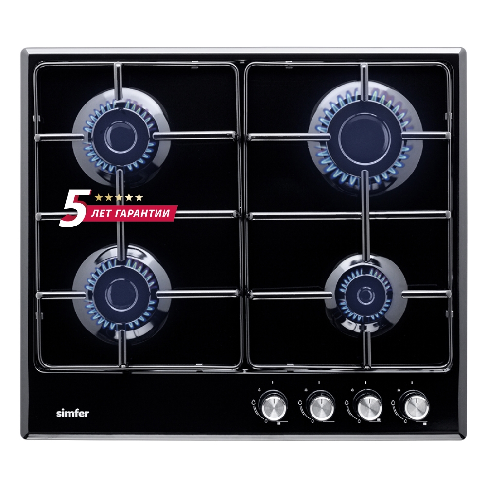 Газовая варочная поверхность Simfer H60V40B416