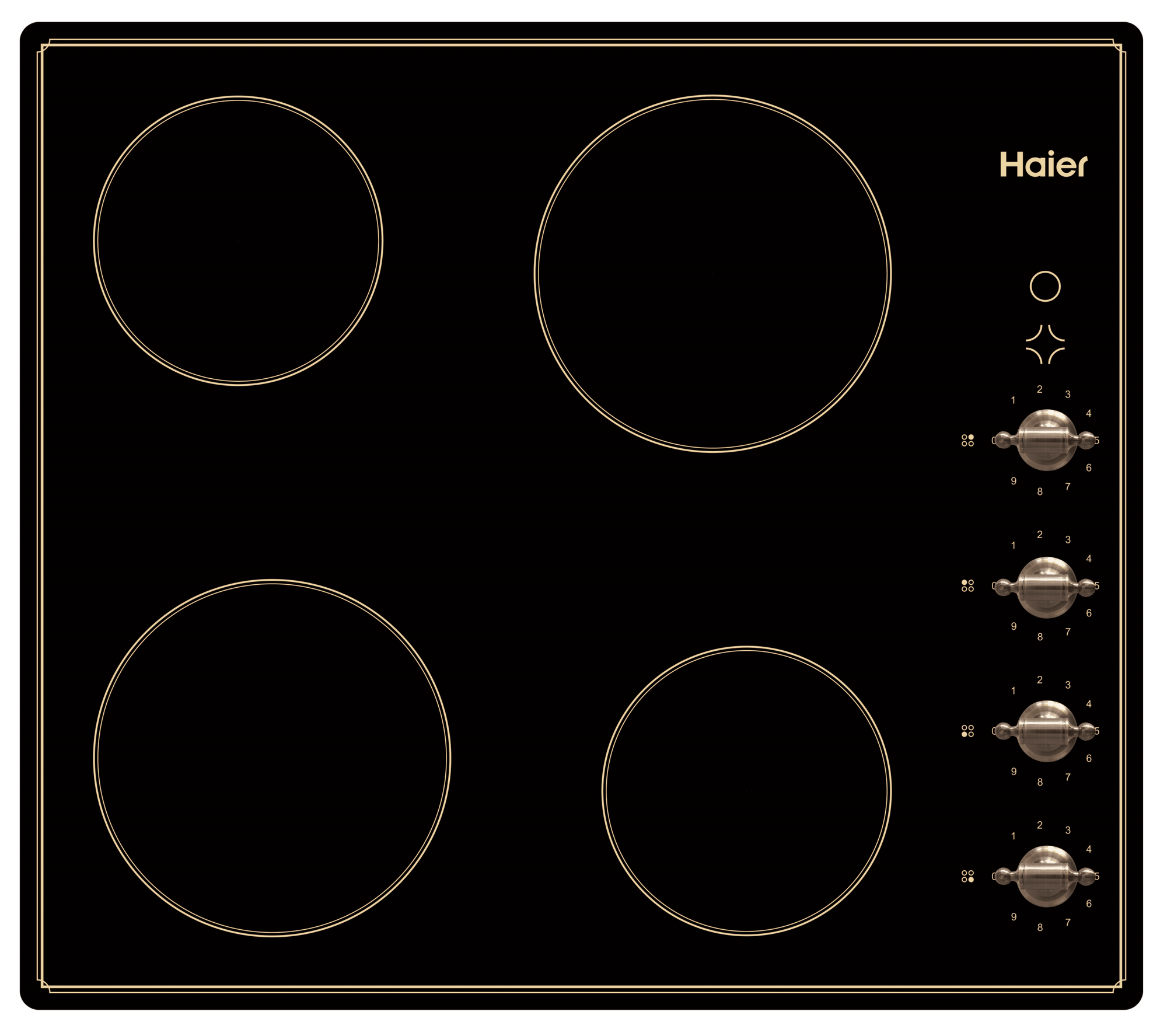 Стеклокерамическая варочная поверхность Haier HHX-C64ATQBB