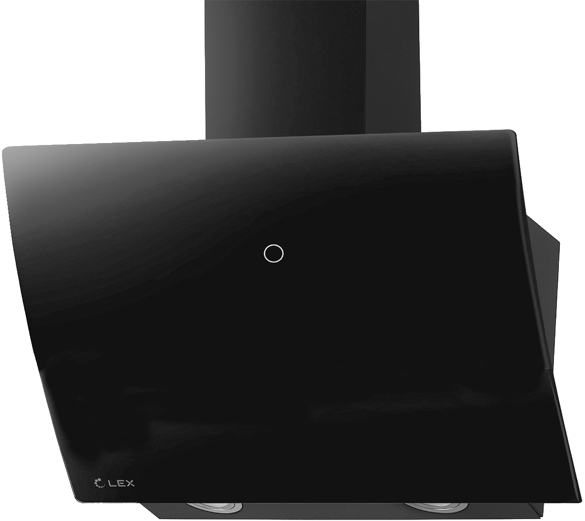 Наклонная кухонная вытяжка LEX PLAZA GS 600 BLACK