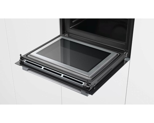 Духовой шкаф с микроволнами и паром Bosch HNG6764S6