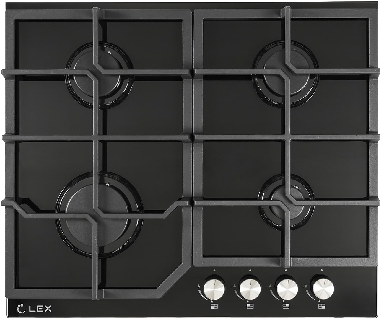 Газовая варочная поверхность LEX GVG 642 BLACK