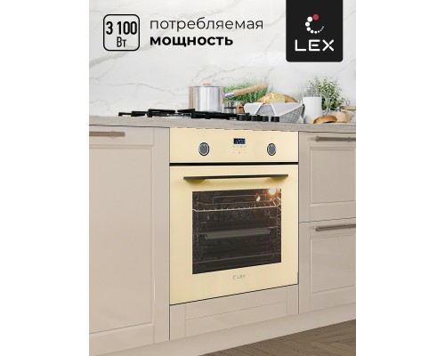 Электрический духовой встраиваемый шкаф LEX EDP 092 IV