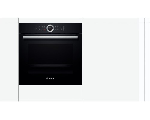 Встраиваемый духовой шкаф Bosch HBG672BB1F