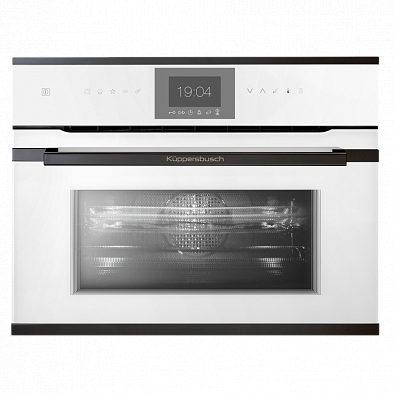 Компактный духовой шкаф с микроволнами Kuppersbusch CBM 6550.0 W2 Black Chrome