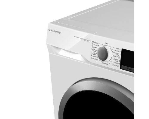 Стиральная машина c инвертором и паром Maunfeld MFWM127WH200 ST INVERTER SLIM