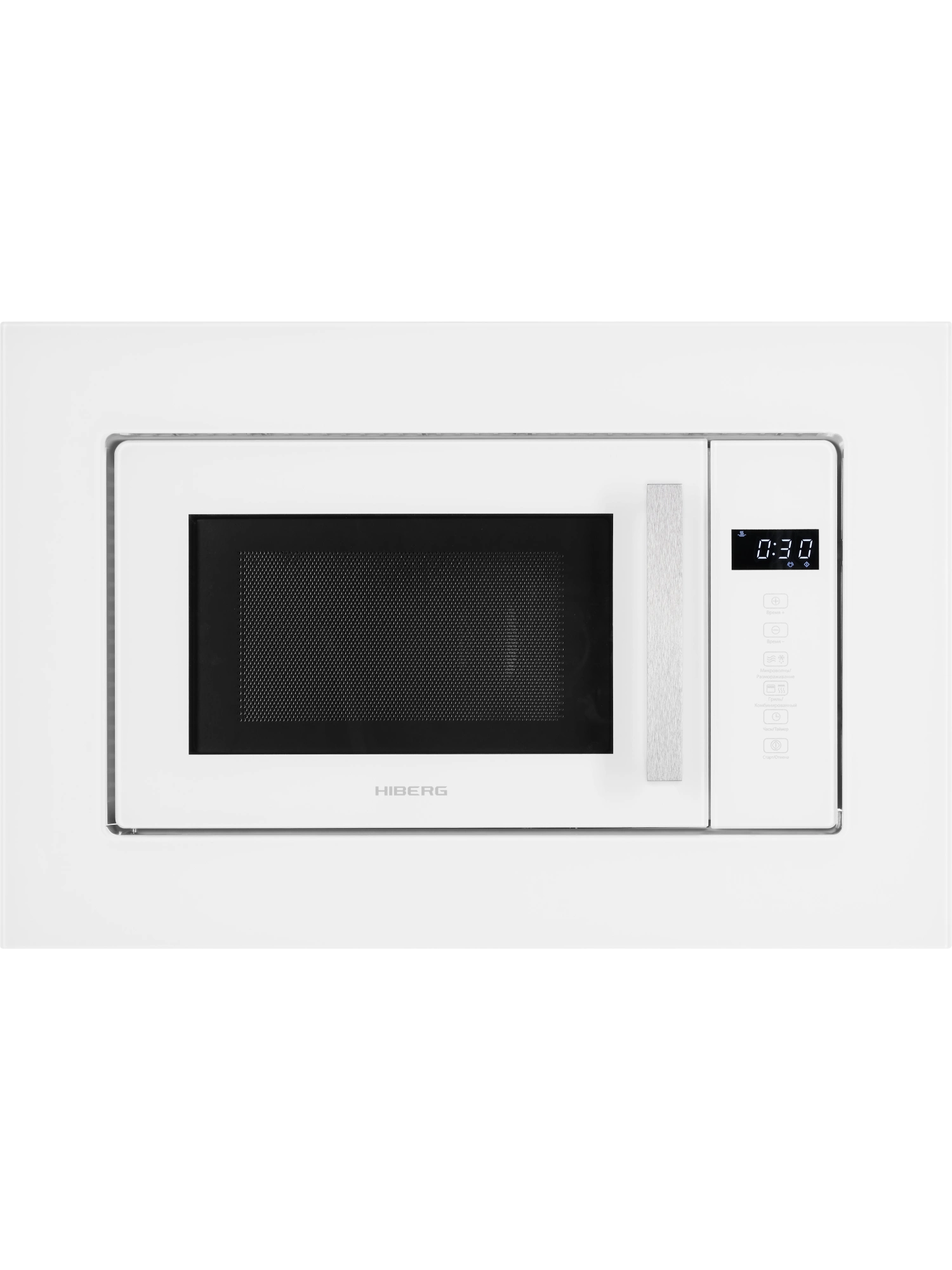 Встраиваемая микроволновая печь HIBERG i-VM 6502 W (инверторная)