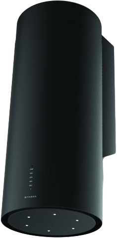 Вытяжка без купола Faber CYLINDRA PLUS BK Matt A37 335.0606.998
