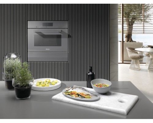 Пароварка с СВЧ Miele DGM7440 GRGR