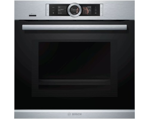 Духовой шкаф с микроволнами и паром Bosch HNG6764S6