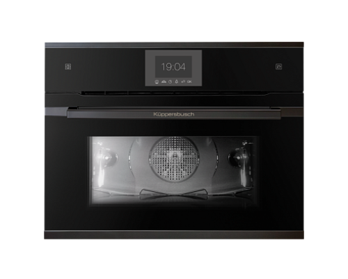 Компактный духовой шкаф с паром Kuppersbusch CBD 6550.0 S2 Black Chrome-Airfry