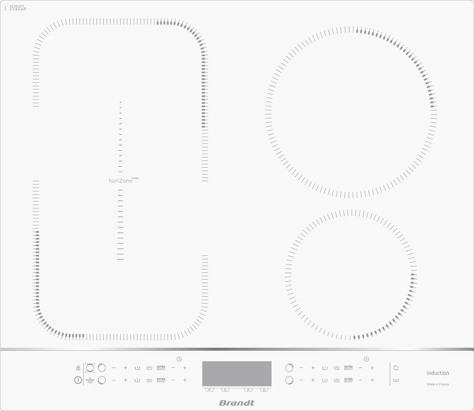 Индукционная варочная панель BRANDT BPI164HSW