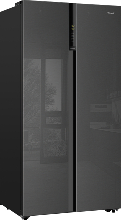 Холодильник Weissgauff WSBS 600 NoFrost Inverter Inox Glass