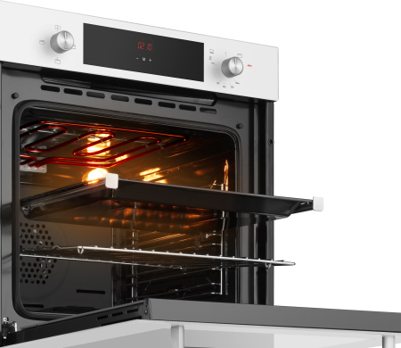 Газовый духовой шкаф Weissgauff WGO 702 D White Glass