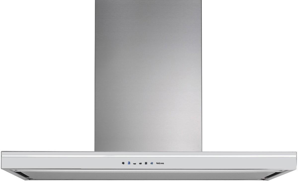 Вытяжка Falmec Silence LUMINA NRS 90 inox vetro bianco (800)
