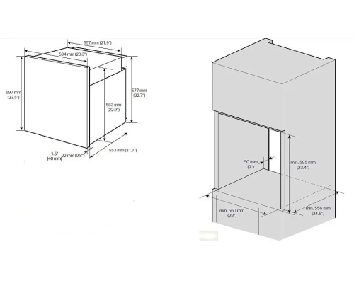 Духовой шкаф с паром Signature Kitchen Suite SKSOV2411S