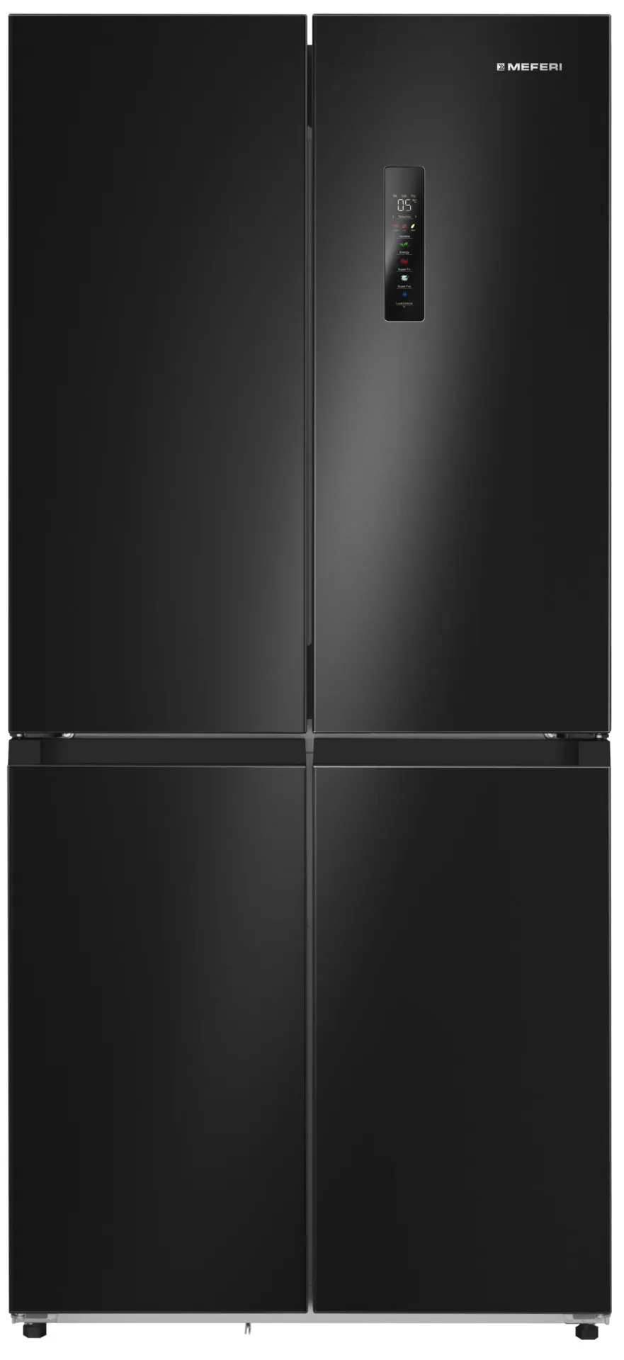 Холодильник Meferi MFR83BLACK IX TOTAL NO FROST CROSS DOOR COMFORT