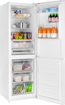 Холодильник Weissgauff WRK 185 Total NoFrost Inverter White Glass