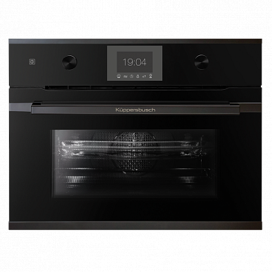 Компактный духовой шкаф с микроволнами Kuppersbusch CBM 6350.0 S2 Black Chrome