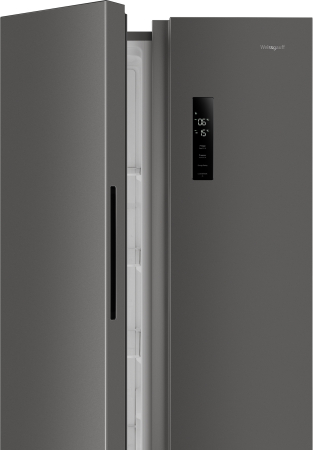 Холодильник Weissgauff WSBS 500 Inverter NoFrost Dark Grey