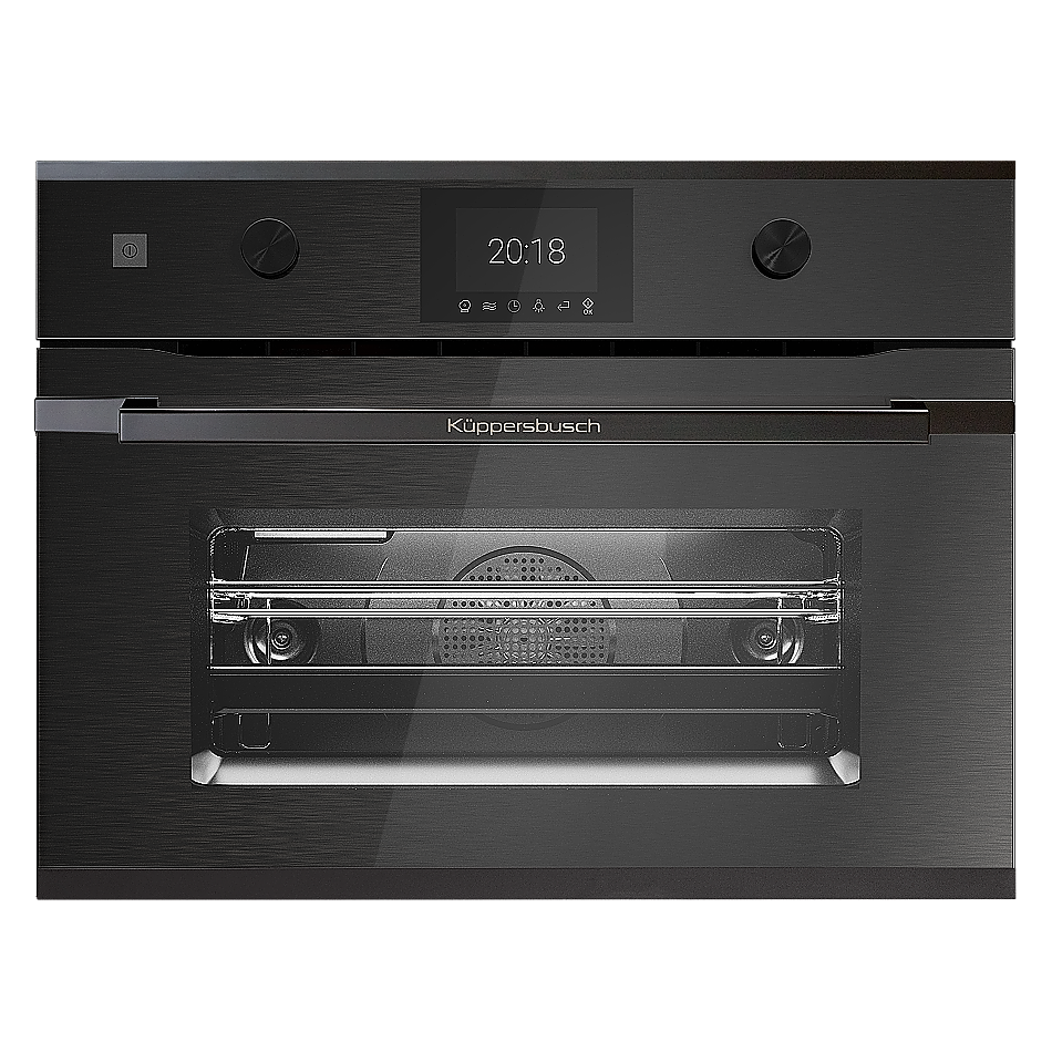 Компактный духовой шкаф с микроволнами Kuppersbusch CBM 6350.0 GPH 2 Black Chrome
