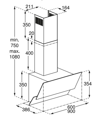 Вытяжка Bosch DWK66AJ60T