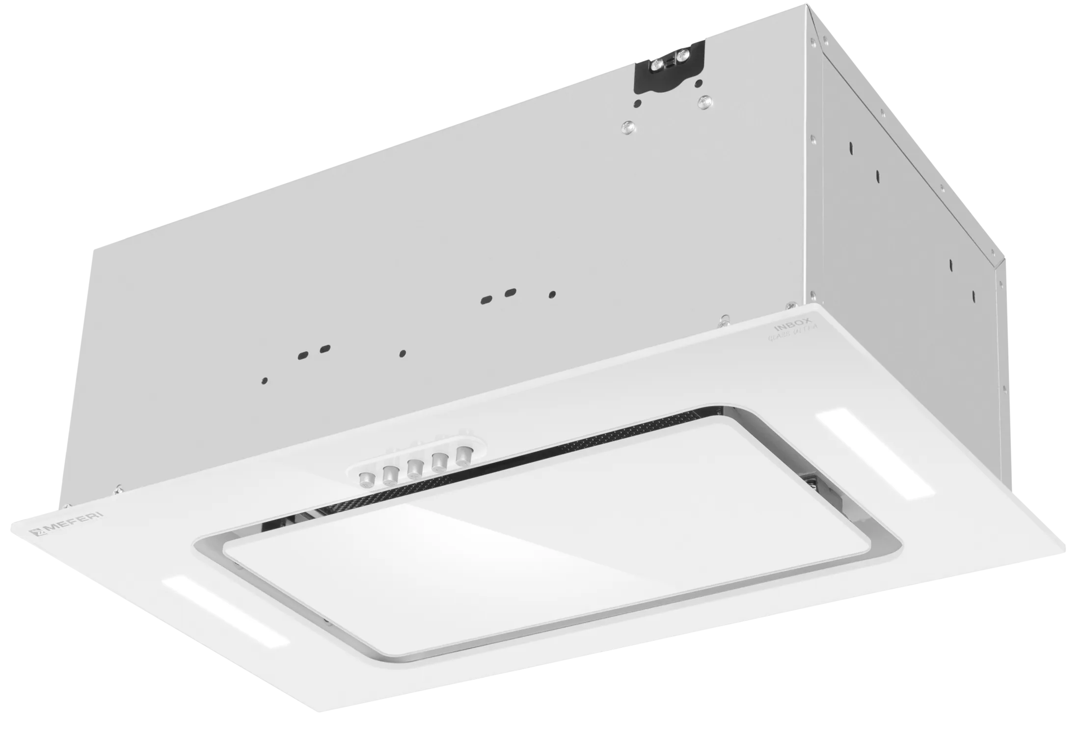 Вытяжка полновстраиваемая Meferi INBOX52WH GLASS ULTRA
