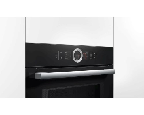 Духовой шкаф с микроволнами и паром Bosch HNG6764B6