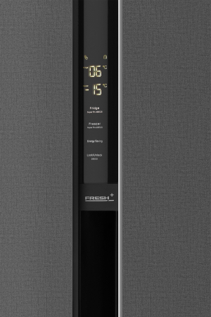 Холодильник Weissgauff WSBS 600 NoFrost Inverter Bru Steel Glass