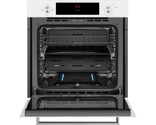 Газовый духовой шкаф Weissgauff WGO 702 D White Glass