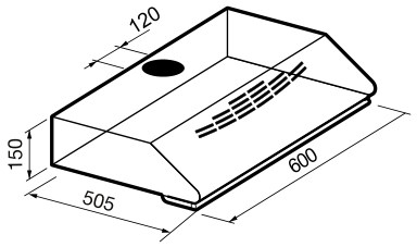 Вытяжка Korting KHT 6230 W