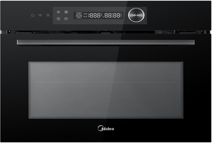 Компактный духовой шкаф с СВЧ Midea MCO82007MBG-I