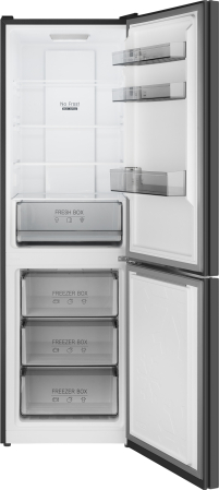 Холодильник Weissgauff WRK 185 Total NoFrost Inverter Black Glass
