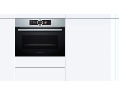 Компактный паровой духовой шкаф Bosch CSG656RS2