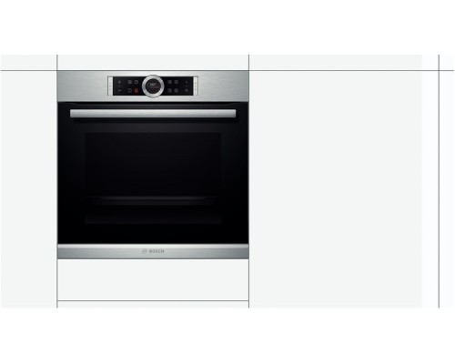 Встраиваемый духовой шкаф Bosch HBG672BS1F