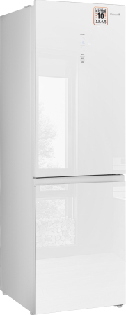 Холодильник Weissgauff WRK 185 Total NoFrost Inverter White Glass