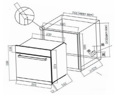 Духовой шкаф DeLonghi DEO 775 NB SAVIA