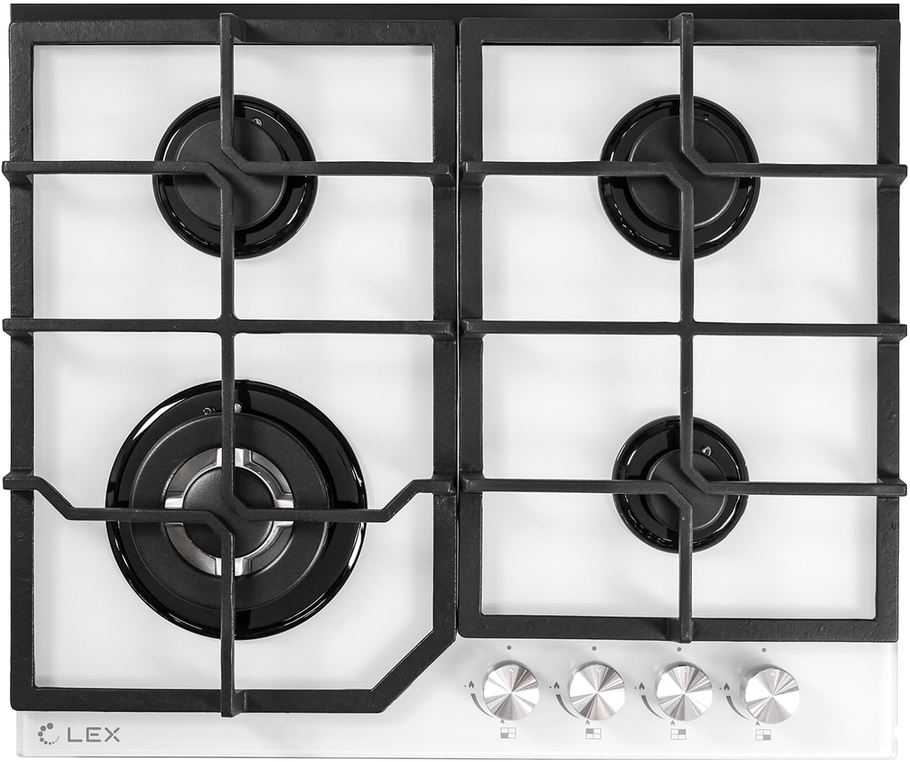Газовая варочная поверхность LEX GVG 640-1 WHITE