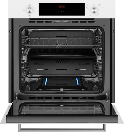 Газовый духовой шкаф Weissgauff WGO 702 D White Glass