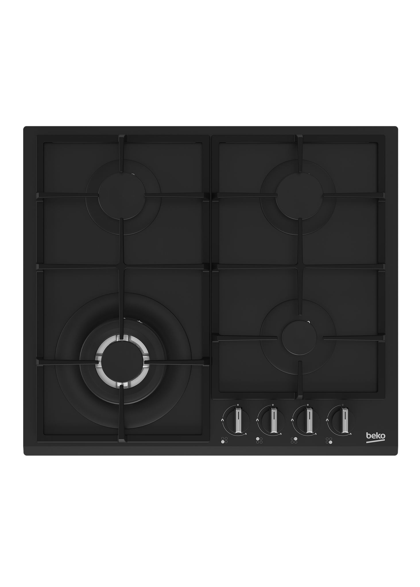 Встраиваемая газовая панель Beko HIYG64225SBO