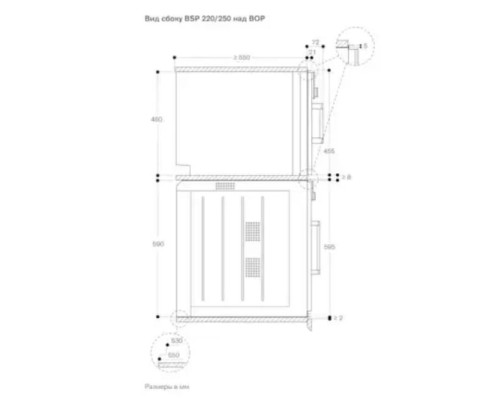 Духовой шкаф - пароварка Gaggenau BSP 250-101
