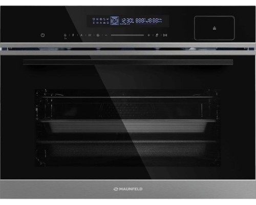Компактный духовой шкаф с паром Maunfeld MCMO5016STGB