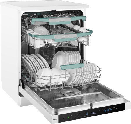 Посудомоечная машина Weissgauff DW 6114 Inverter Touch AutoOpen White