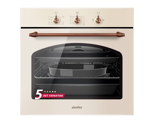 Газовый духовой шкаф Simfer B6GO12017