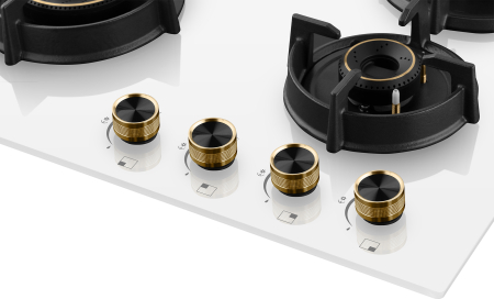 Газовая варочная панель Weissgauff HGG 640 WG Premium Brass