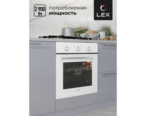 Духовой шкаф LEX EDM 070 WH