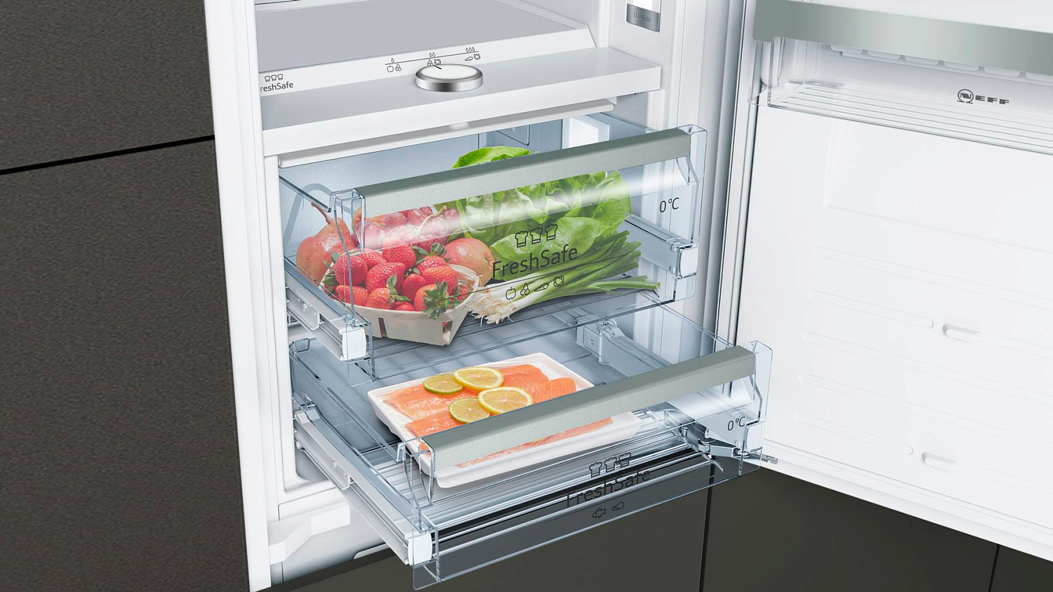 Встраиваемая холодильно-морозильная комбинация Neff KI8865D20R