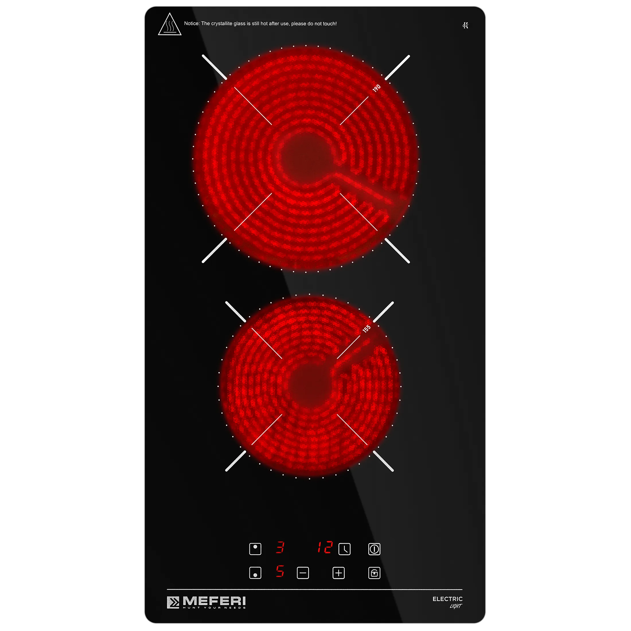 Электрическая варочная панель MEFERI MEH302BK LIGHT