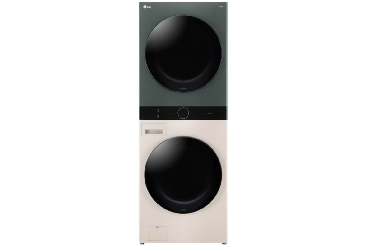 Стиральная машина с сушкой в колонну LG W1S1CVKK2HM WashTower