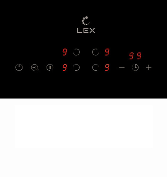 Варочная панель индукционная Lex EVH 6040B BL